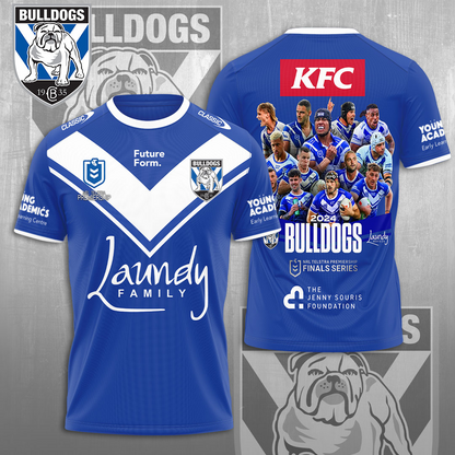 Canterbury-Bankstown Bulldogs NRL 2025 The Dogs Of War Special Edition T-Shirt TM NTA