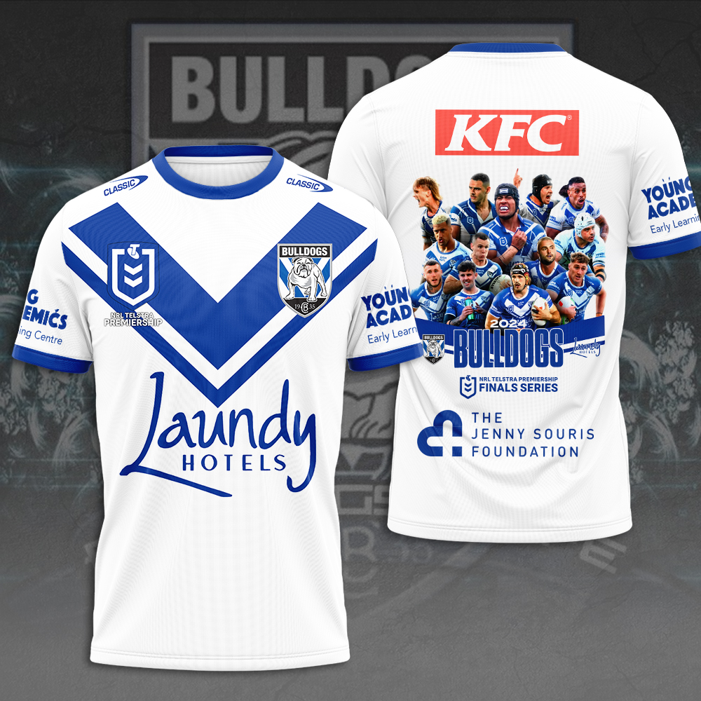 Canterbury-Bankstown Bulldogs NRL 2025 The Dogs Of War Special Edition T-Shirt TM NTA V26