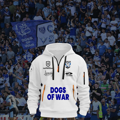 Canterbury-Bankstown Bulldogs NRL 2025 Zipper Hoodie TM NTA V3