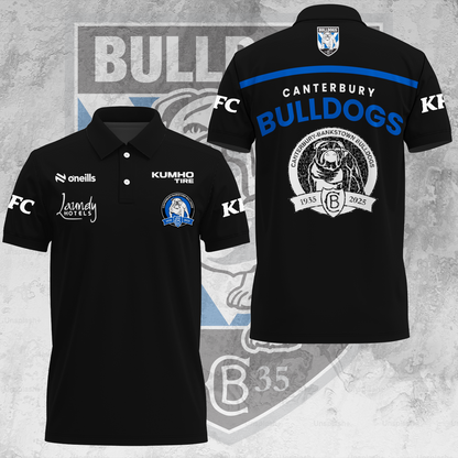 Canterbury-Bankstown Bulldogs NRL Coach 2025 Dogs Of War Limited Edition Polo Shirt TM V3