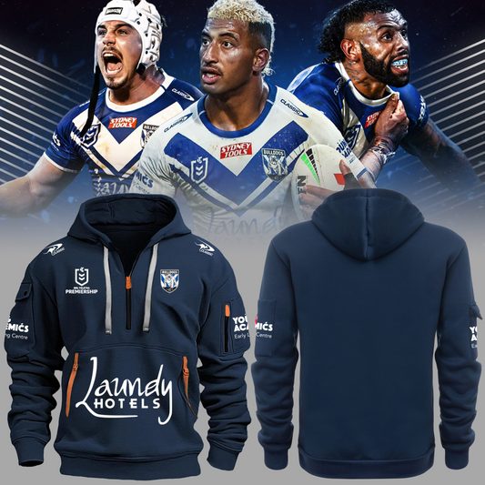 Canterbury-Bankstown Bulldogs NRL Dog Of War Limited Edition Zipper Hoodie TM V2