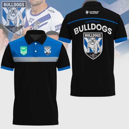 Canterbury-Bankstown Bulldogs NRL Limited Edition Polo Shirt TM - Super Savings When Buying Combo V1