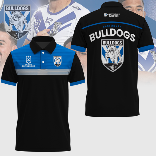 Canterbury-Bankstown Bulldogs NRL Limited Edition Polo Shirt TM - Super Savings When Buying Combo V3