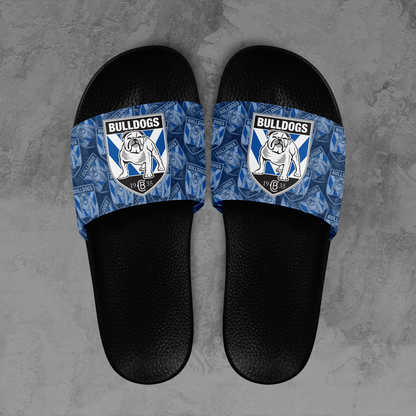 Canterbury Bulldogs 1 NRL 2025 Limited Edition Slide Sandals TM NTA V1