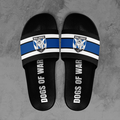 Canterbury Bulldogs 3 NRL 2025 Limited Edition Slide Sandals TM NTA V1