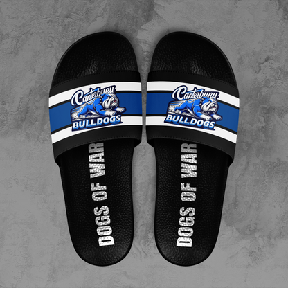 Canterbury Bulldogs 4 NRL 2025 Limited Edition Slide Sandals TM NTA V1