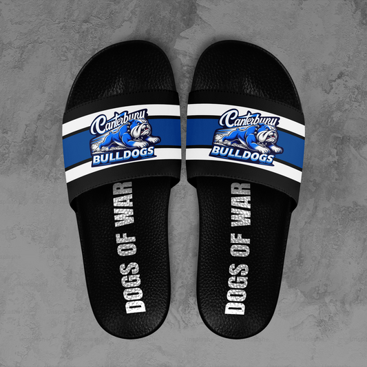Canterbury Bulldogs 4 NRL 2025 Limited Edition Slide Sandals TM NTA V1