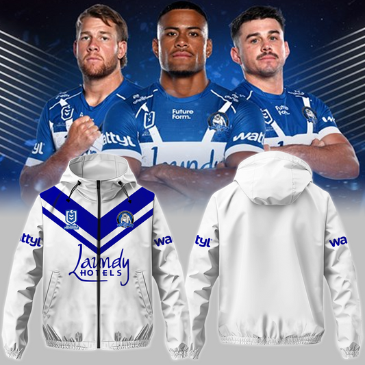 Canterbury Bulldogs NRL 2025 Windbreaker Jacket TM NTA V3