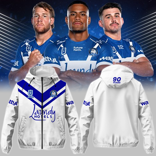 Canterbury Bulldogs NRL 2025 Windbreaker Jacket TM NTA V4
