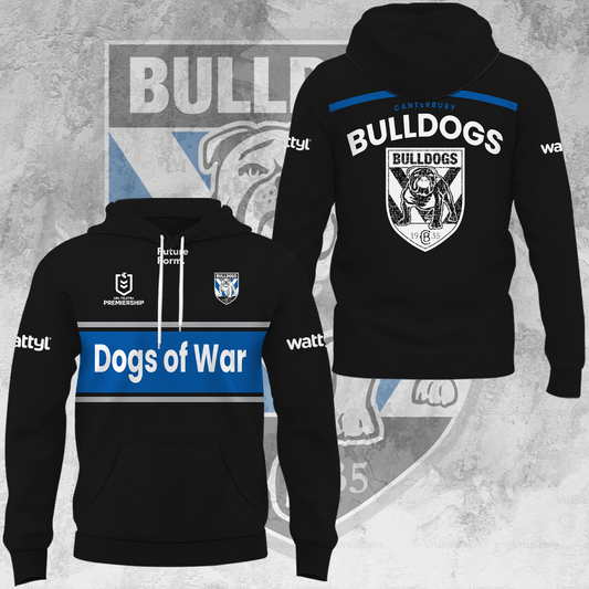 Canterbury Bulldogs NRL Big Fan Limited Edition Hoodie TM V1