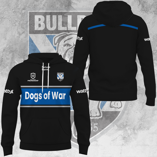 Canterbury Bulldogs NRL Big Fan Limited Edition Hoodie TM V2