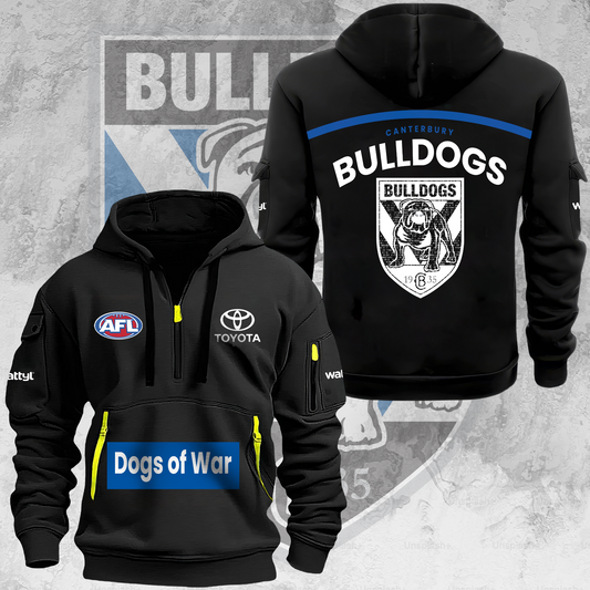 Canterbury Bulldogs NRL Big Fan Limited Edition Zipper Hoodie TM V1