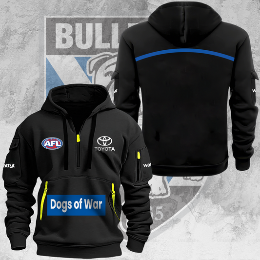 Canterbury Bulldogs NRL Big Fan Limited Edition Zipper Hoodie TM V2