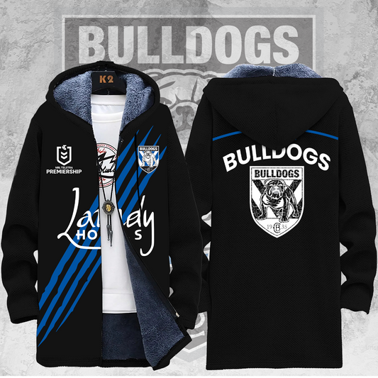Canterbury Bulldogs NRL Limited Edition Fleece Windbreaker Jacket TM V1