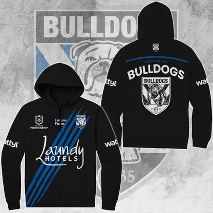 Canterbury Bulldogs NRL Limited Edition Quarter Zip Hoodie TM V1