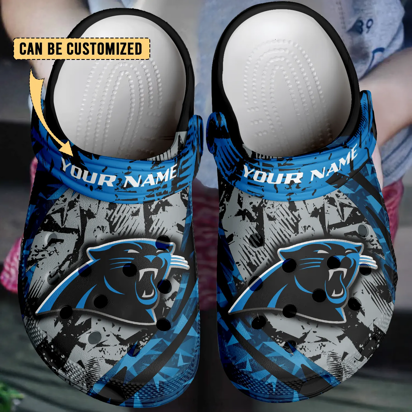 CAR  x NFL Crocs Crocband Clogs Shoes DatND DVT