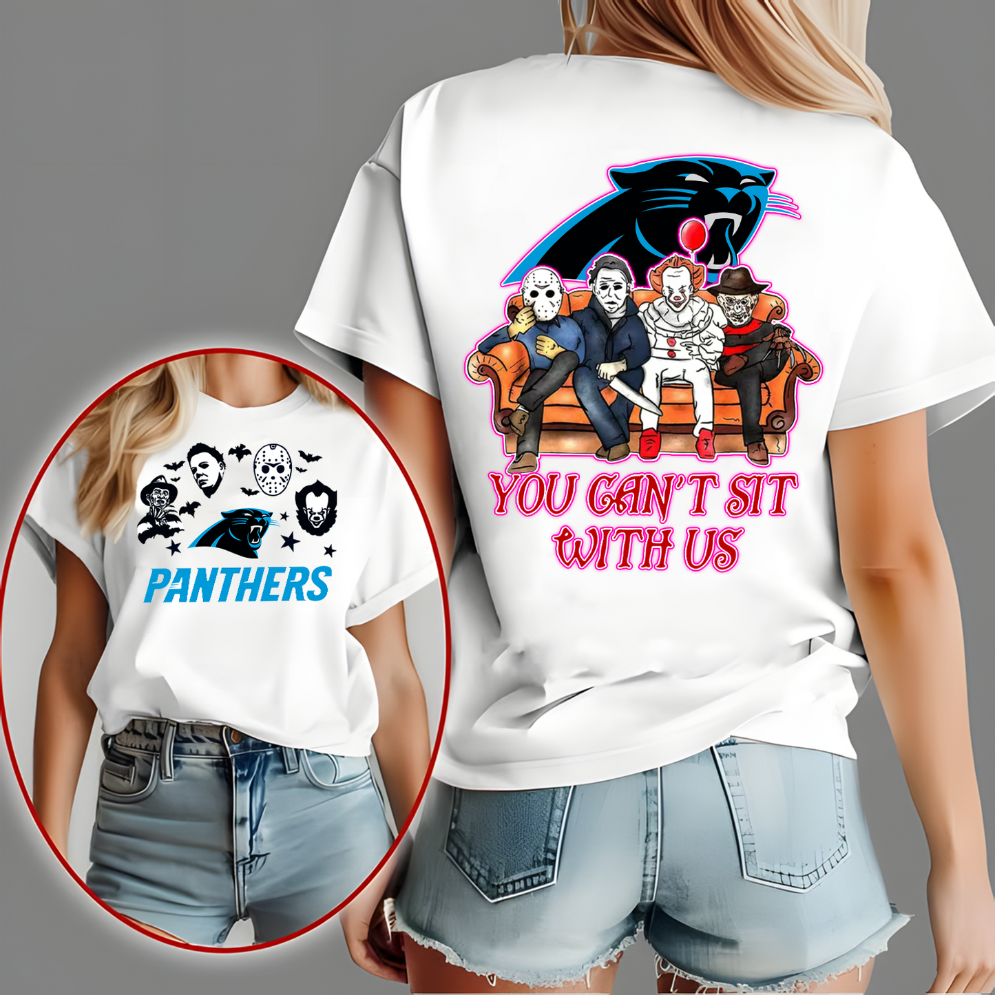 CAR x NFL Horror Movie Fan Shirt DatND DVT