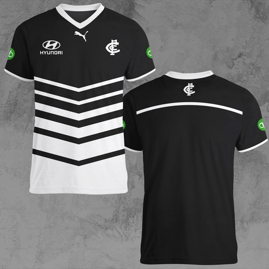 Carlton Blues 10 AFL 2025 Limited Edition V-neck T-Shirt TM NTA V1