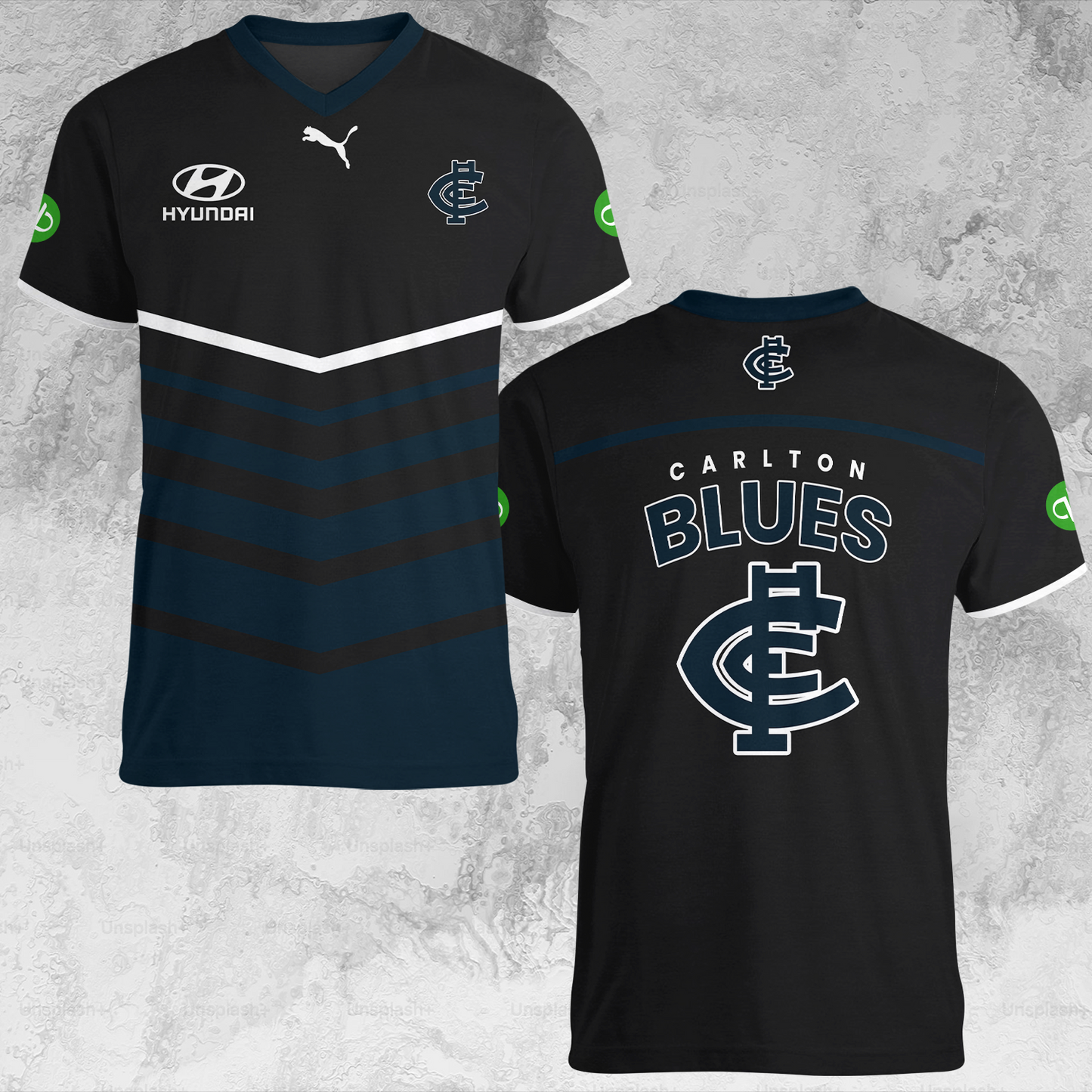 Carlton Blues 2 AFL 2025 Limited Edition V-neck T-Shirt TM NTA V1