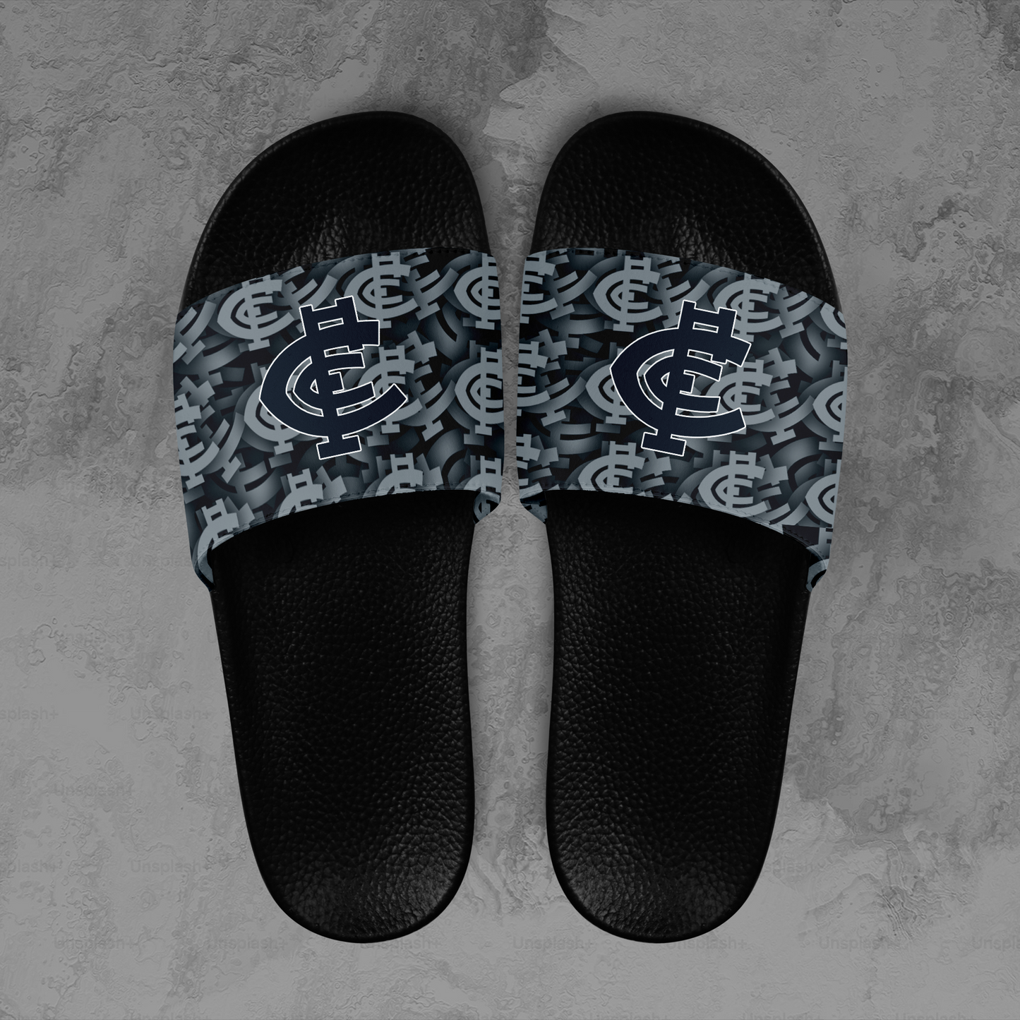 Carlton Blues 3 AFL 2025 Limited Edition Slide Sandals TM NTA V1