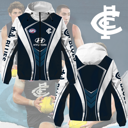 Carlton Blues 4 AFL 2025 Windbreaker Jacket TM NTA V2