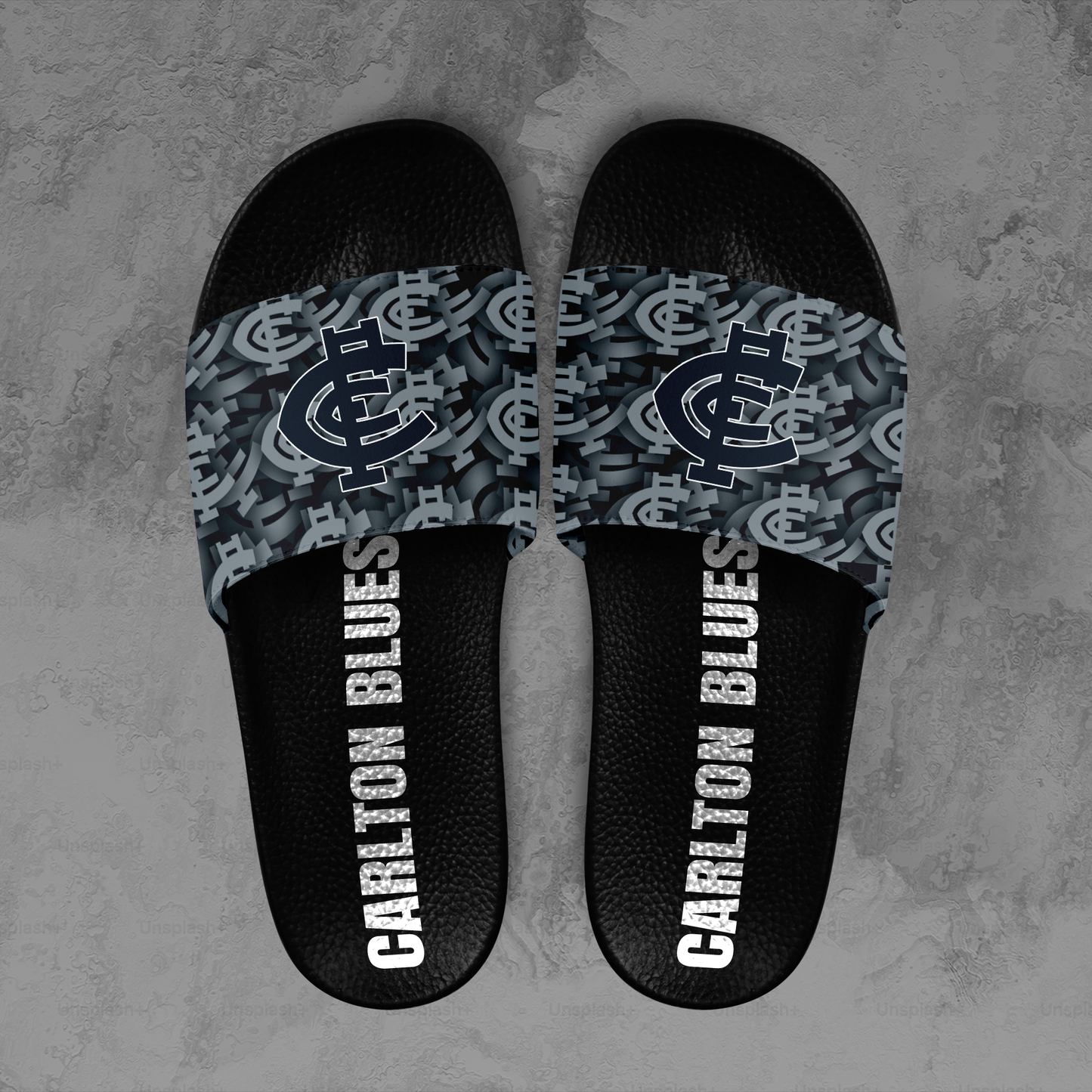 Carlton Blues 4 AFL 2025 Limited Edition Slide Sandals TM NTA V1