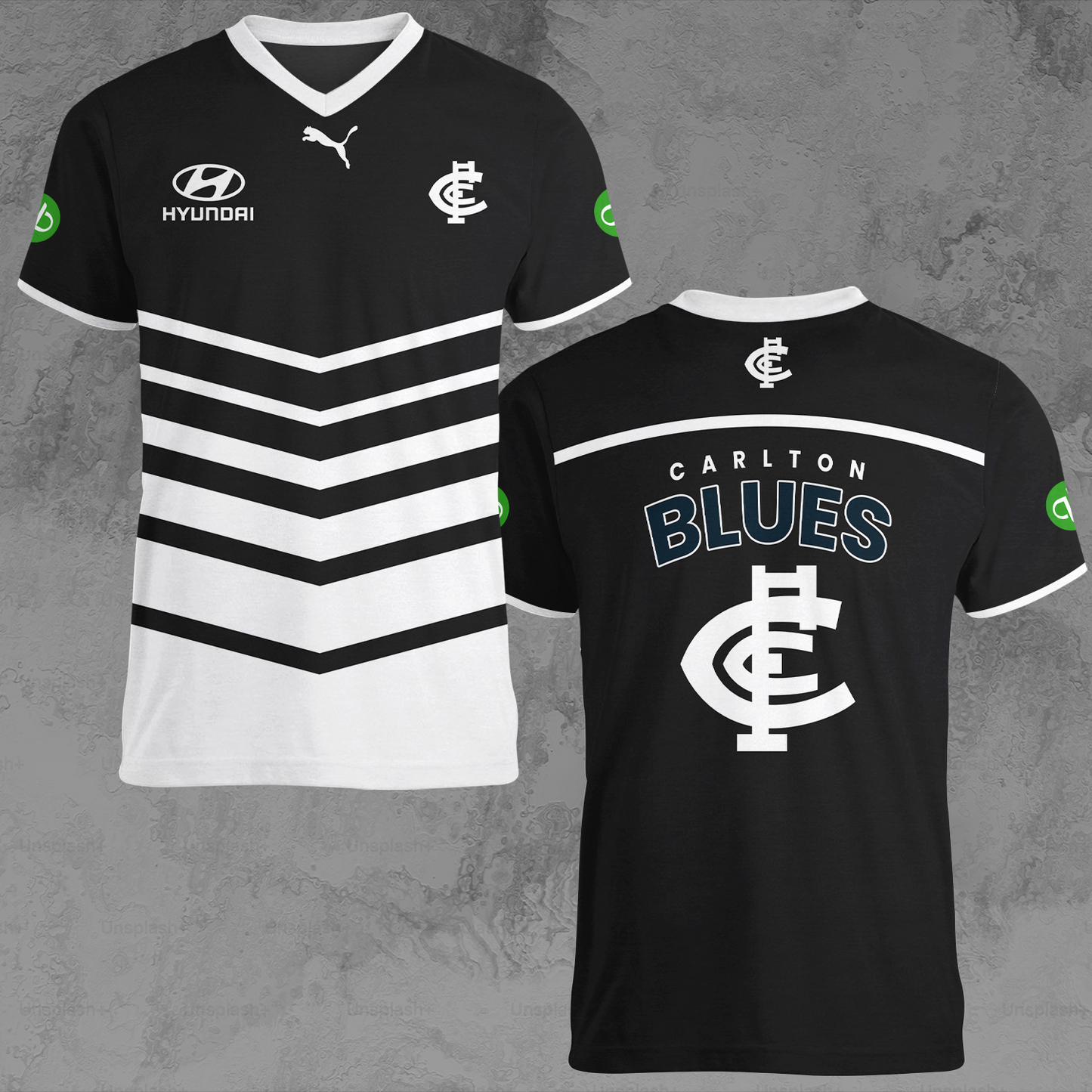 Carlton Blues 8 AFL 2025 Limited Edition V-neck T-Shirt TM NTA V1