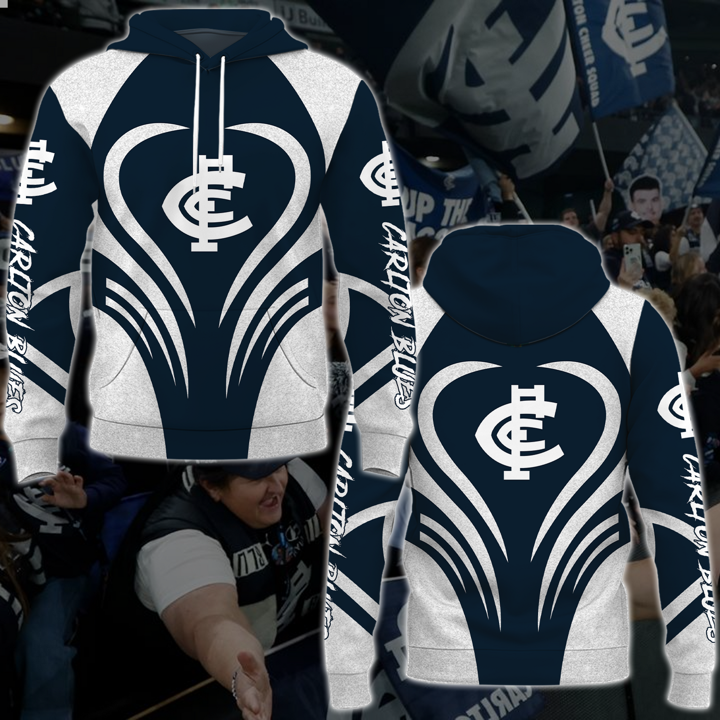 Carlton Blues AFL 2025 Limited Edition Hoodie TM NTA V1
