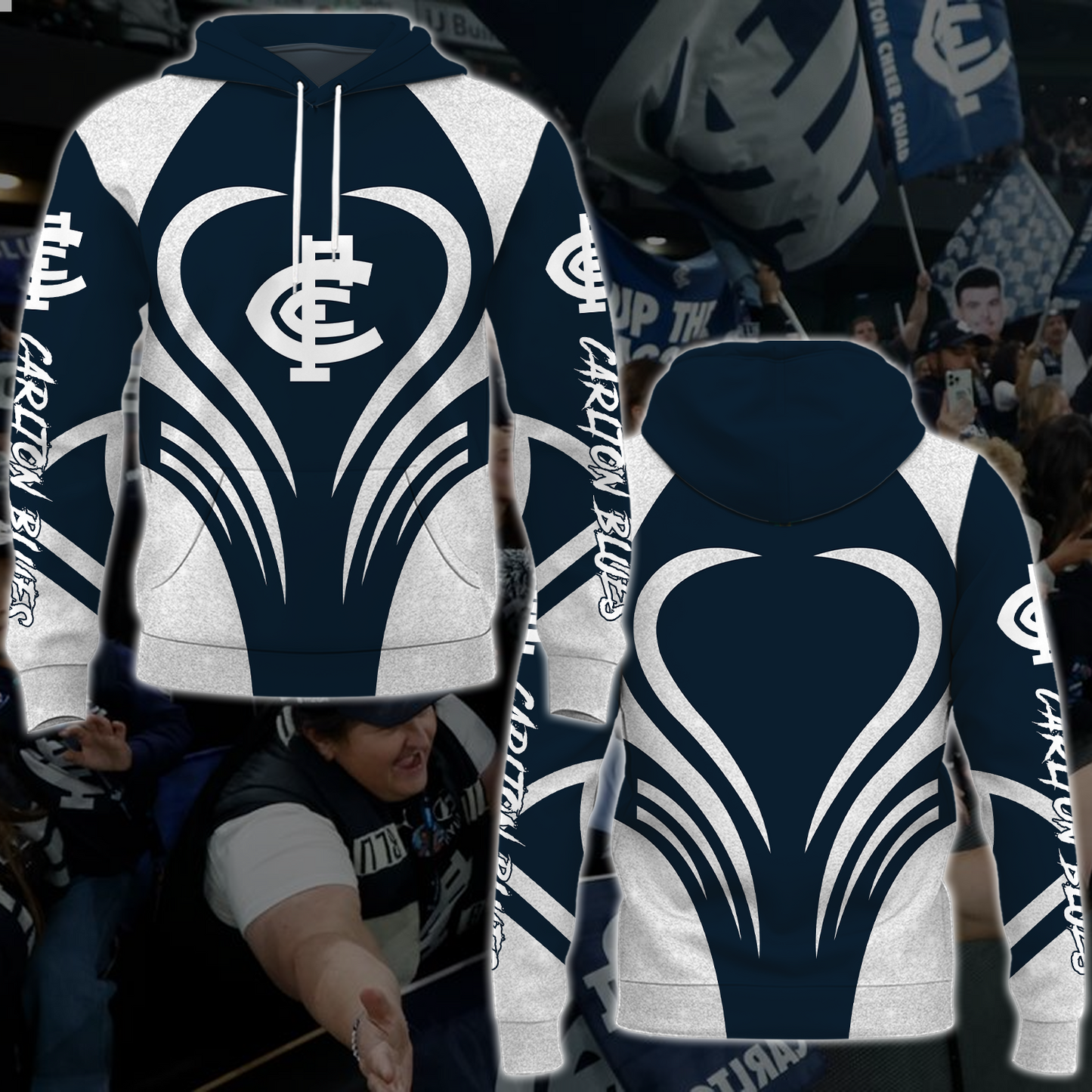 Carlton Blues AFL 2025 Limited Edition Hoodie TM NTA V2