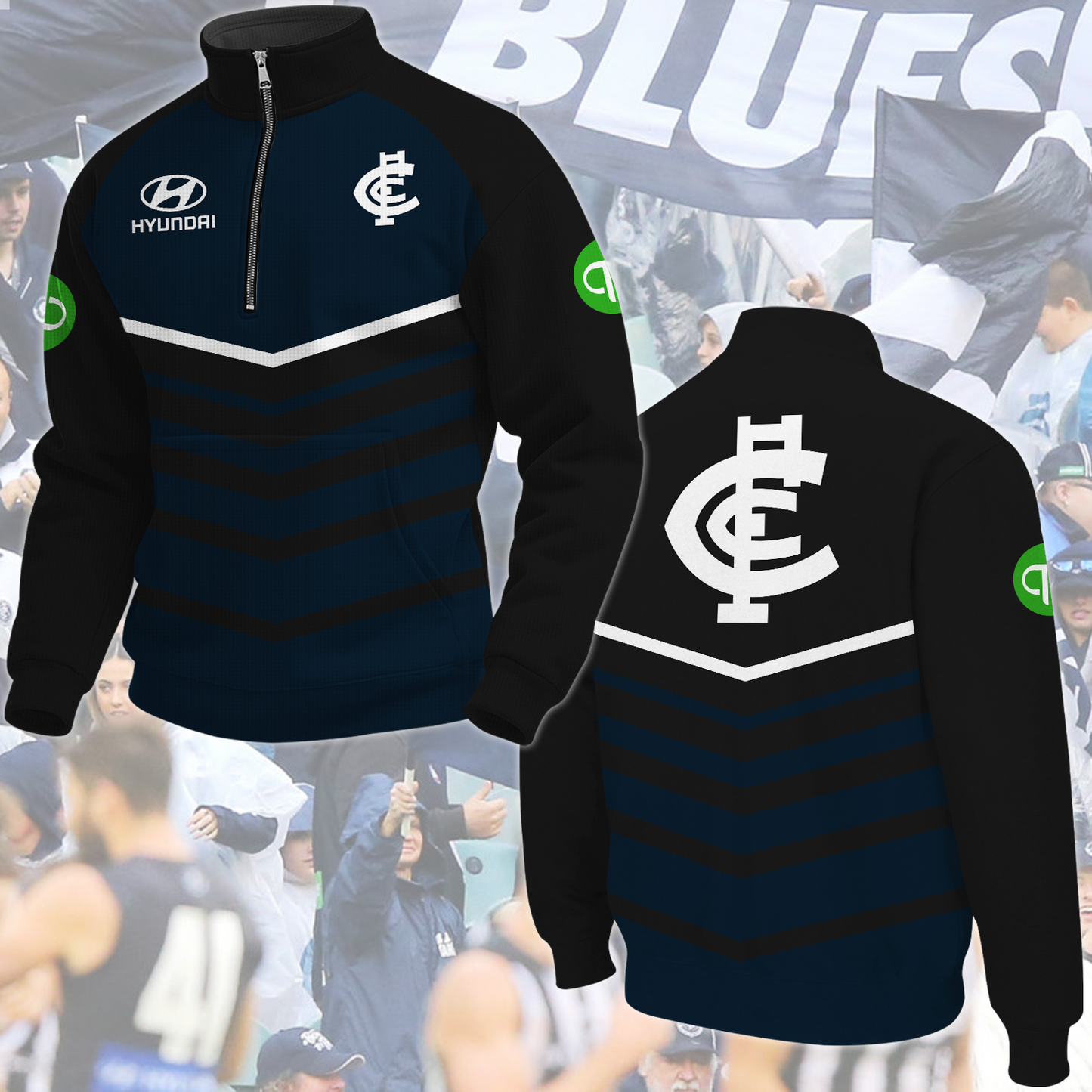 Carlton Blues AFL 2025 New Hoodie TM NTA V1