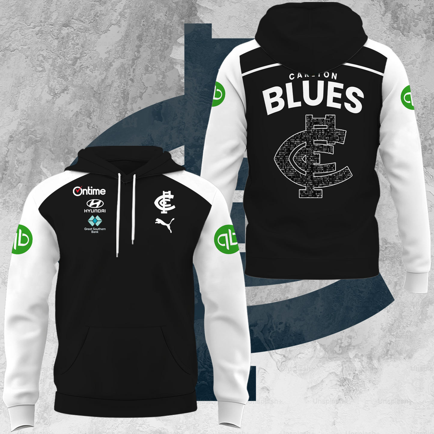 Carlton Blues AFL Special Edition Hoodie TM V1