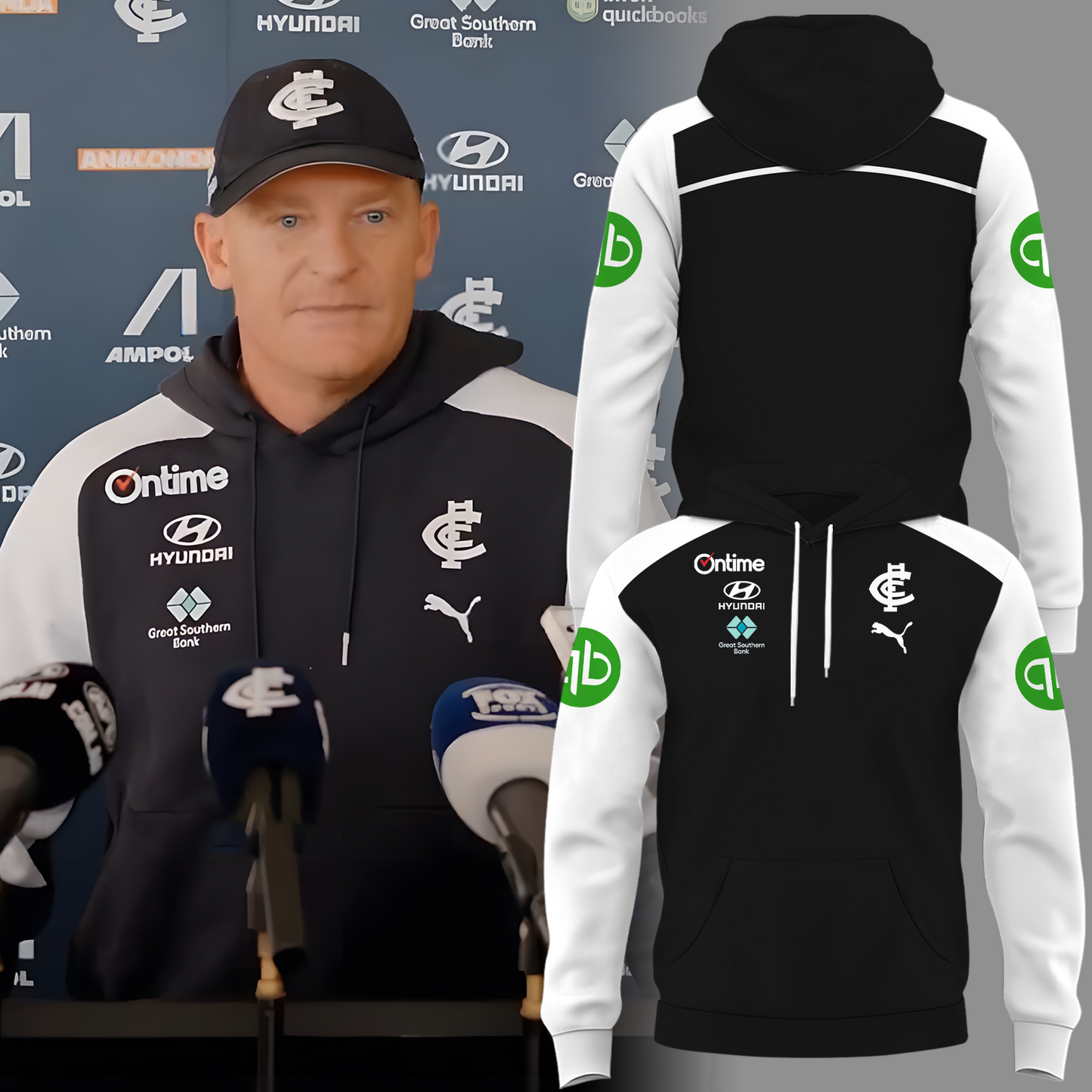 Carlton Blues AFL Special Edition Hoodie TM V4