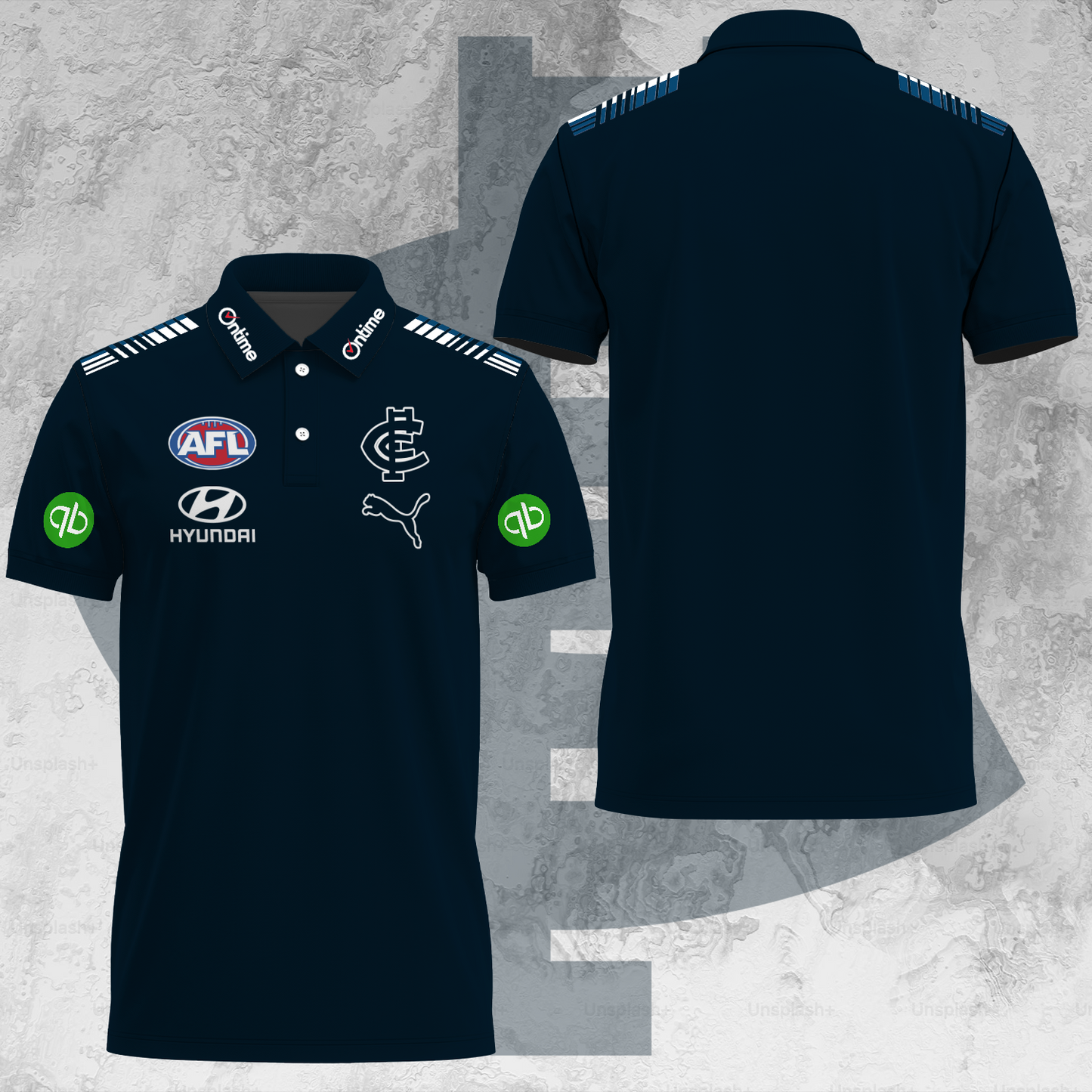 Carlton Football Club AFL 2025 Blues Limited Edition Polo Shirt TM V19