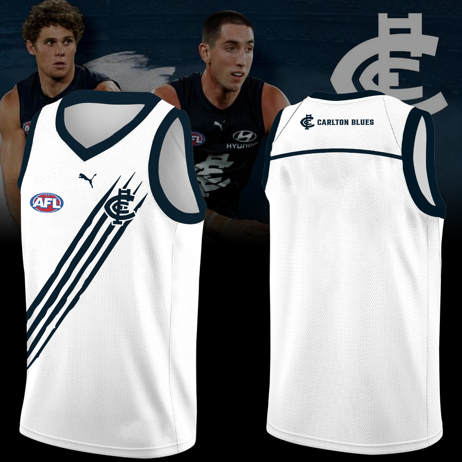 Carlton Football Club AFL Blues Limited Edition BK Jersey TM V2