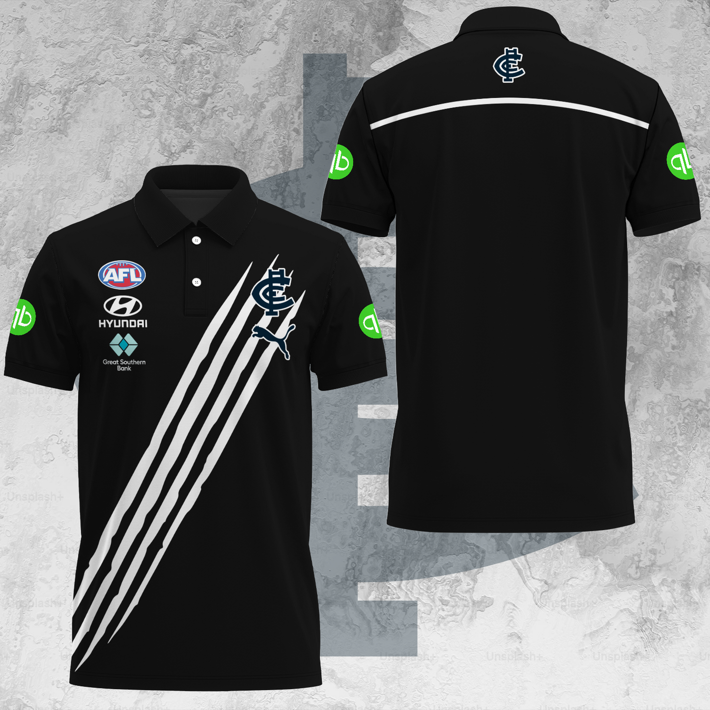 Carlton Football Club AFL Blues Limited Edition Polo Shirt TM V2