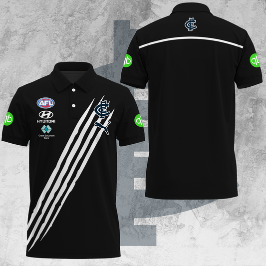 Carlton Football Club AFL Blues Limited Edition Polo Shirt TM V2