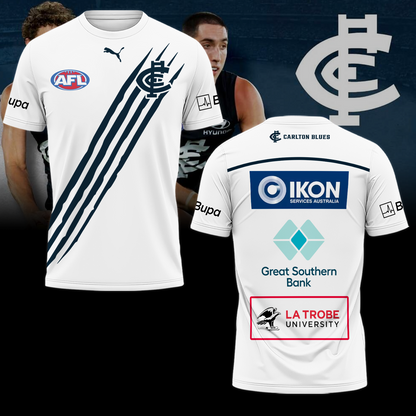 Carlton Football Club AFL Blues Limited Edition T-Shirt TM - You will save more when you buy the clothes and hat combo V2