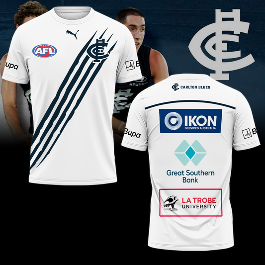 Carlton Football Club AFL Blues Limited Edition T-Shirt TM - You will save more when you buy the clothes and hat combo V2