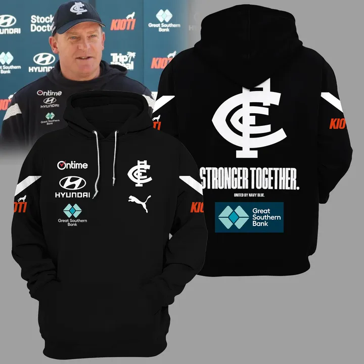 Carlton Football Club AFL Home Of The Blues Limited Edition Hoodie TM V15