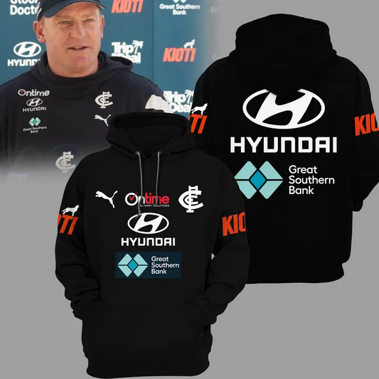 Carlton Football Club AFL Home Of The Blues Limited Edition Hoodie TM V16