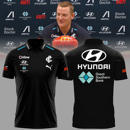Carlton Football Club AFL Home Of The Blues Limited Edition Polo Shirt TM - Super Savings When Buying Combo V1