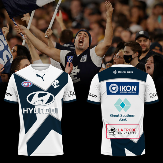 Carlton Football Club AFL Home Of The Blues Limited Edition T-Shirt TM - You will save more when you buy the clothes and hat combo V3