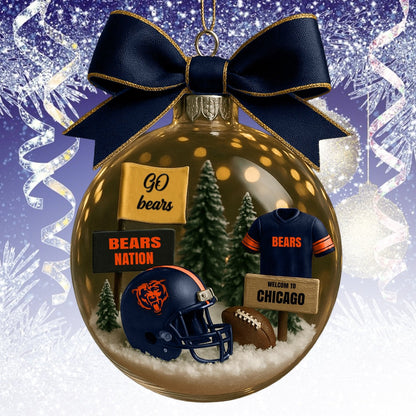 CHI  NFL Acrylic Ball Ornament - Best Gift For Fans DDT CTND