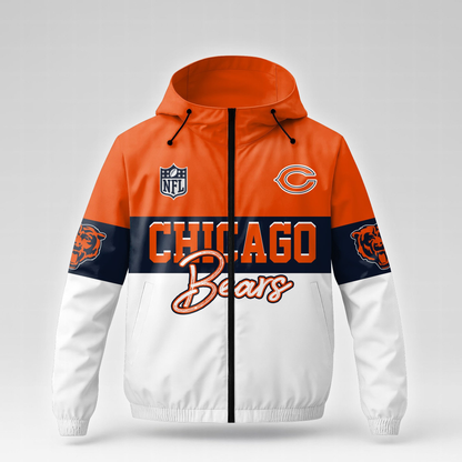 CHI Premium NFL Fan Pride Windbreaker Jacket DDT NTL