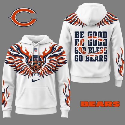 CHI Premium NFL Fire Wings 3D Hoodie DDT CTND