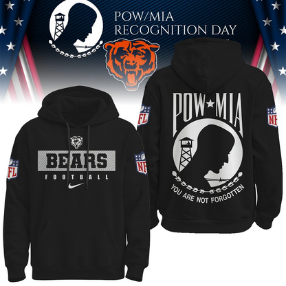 CHI Premium NFL Pow Mia Hoodie DDT CTND
