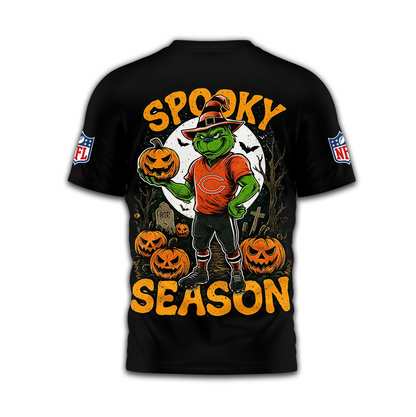CHI Premium NFL Spooky Season 3D Shirt DDT CTND