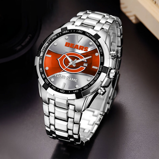 CHI x NFL Alloy Men Quartz Watch - Custom Name DATND TANTD