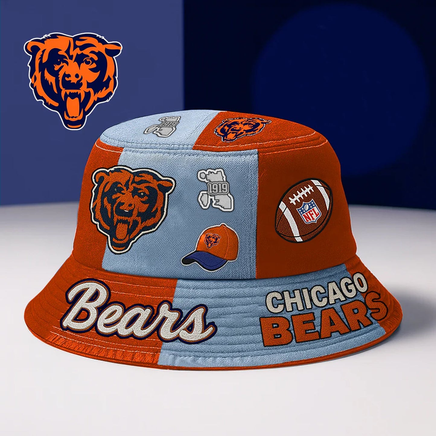 CHI x NFL BUCKET HAT TUANND NHM