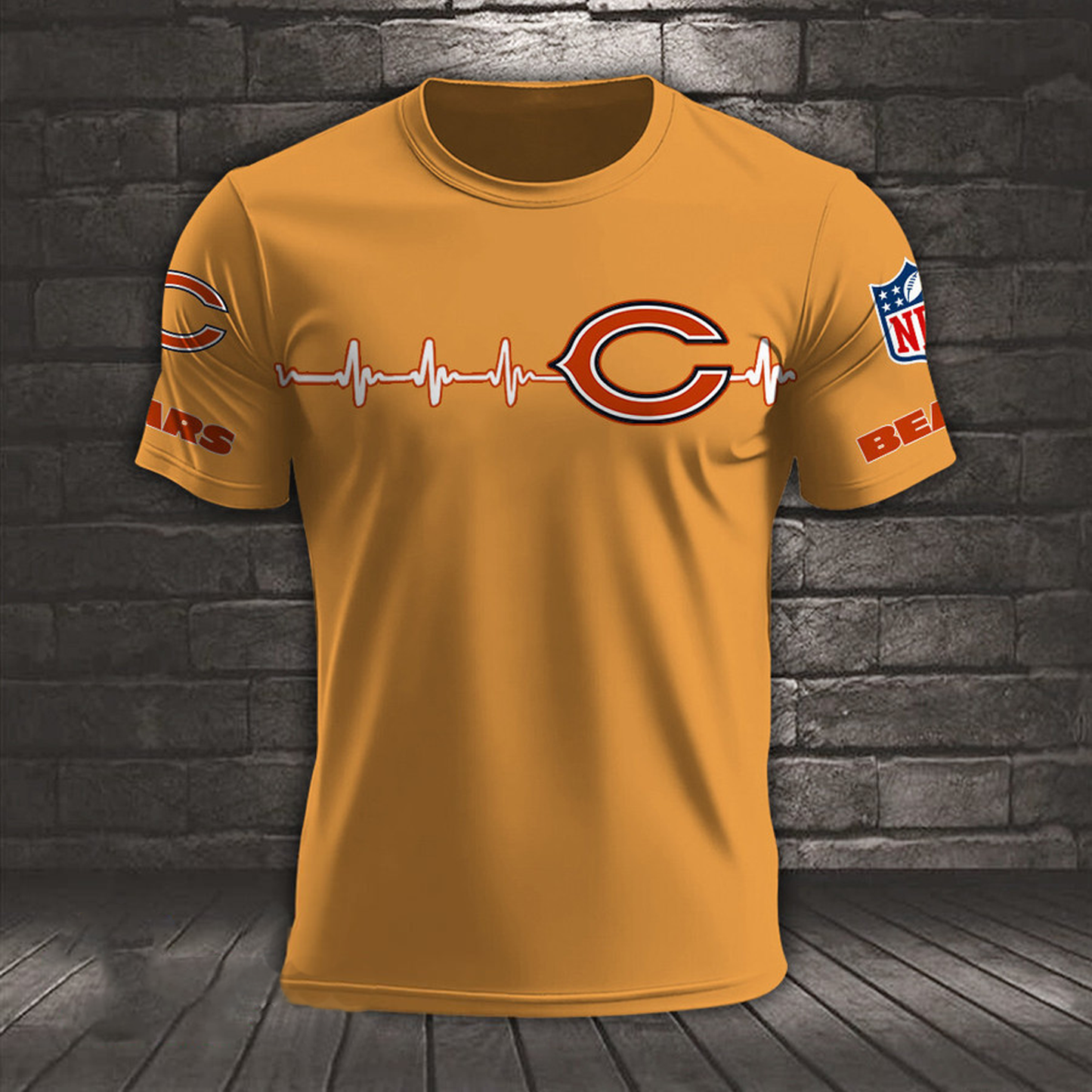 CHI x NFL Heart Rate Map Special 3D Shirt DatND ThuongNH